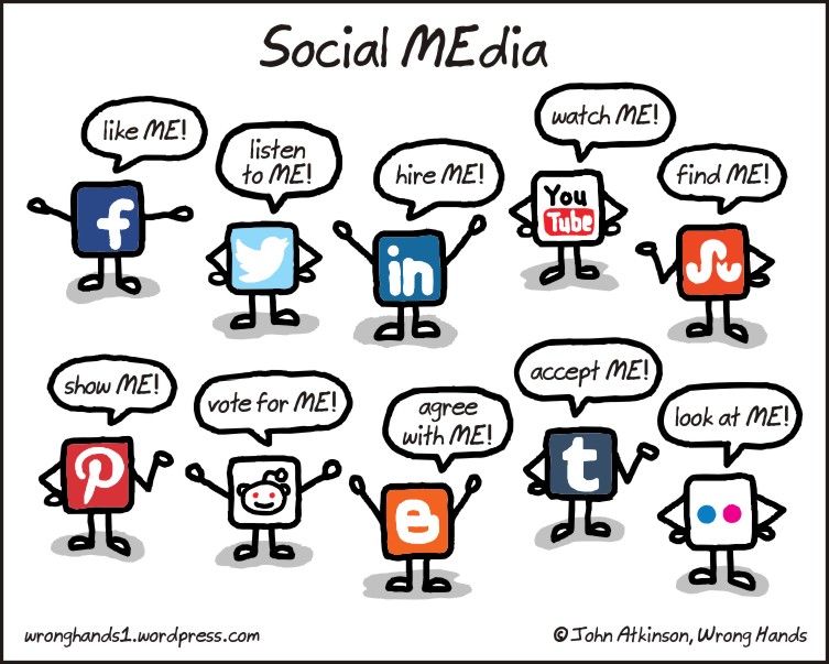 Cartoon: The ME guide to Social MEdia… | Musings from Sussex